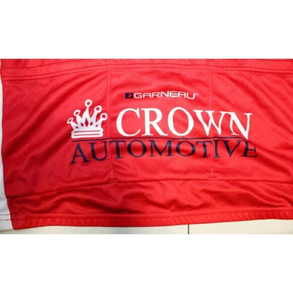 Louis Garneau Team Canterbury 1/2 Zip Cycling Jersey Top Mens XL Womens 3XL Red - Picture 5 of 5